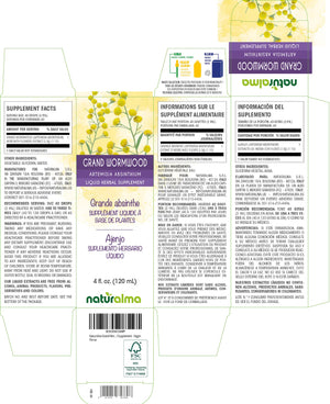 Grand wormwood Alcohol-free liquid tincture - Naturalma - Herbal supplement