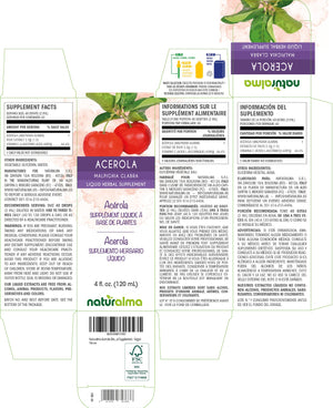 Acerola Alcohol-free liquid tincture - Naturalma - Herbal supplement