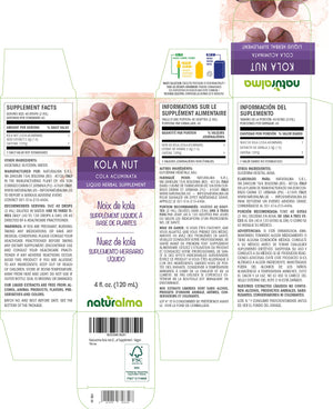 Kola nut Alcohol-free liquid tincture - Naturalma - Herbal supplement