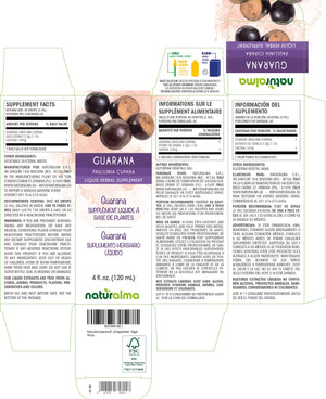 Guarana Alcohol-free liquid tincture - Naturalma - Herbal supplement