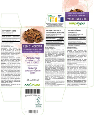 Red Cinchona Alcohol-free liquid tincture - Naturalma - Herbal supplement