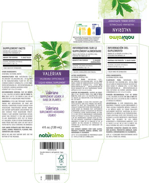 Valerian Alcohol-free liquid tincture - Naturalma - Herbal supplement