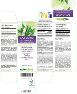 Black cohosh Alcohol-free liquid tincture - Naturalma - Herbal supplement