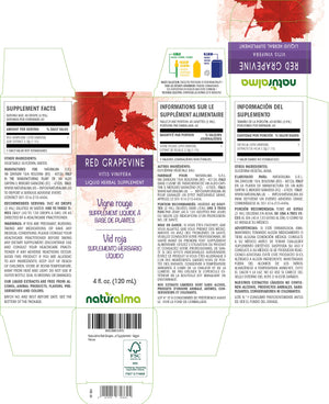 Red grapevine Alcohol-free liquid tincture - Naturalma - Herbal supplement