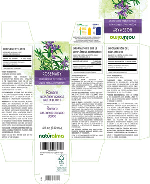 Rosemary Alcohol-free liquid tincture - Naturalma - Herbal supplement