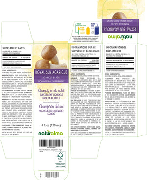 Royal sun agaricus Alcohol-free liquid tincture - Naturalma - Herbal supplement