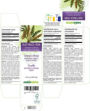 Rustyback fern Alcohol-free liquid tincture - Naturalma - Herbal supplement