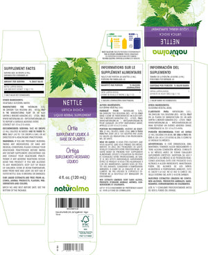 Nettle Alcohol-free liquid tincture - Naturalma - Herbal supplement