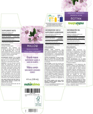 Mallow Alcohol-free liquid tincture - Naturalma - Herbal supplement
