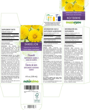 Dandelion Alcohol-free liquid tincture - Naturalma - Herbal supplement