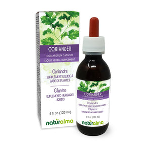 Coriandre Teinture liquide sans alcool - Naturalma - Supplément à base de plantes