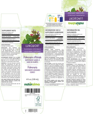 Lungwort Alcohol-free liquid tincture - Naturalma - Herbal supplement