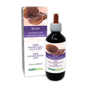 Reishi Teinture liquide sans alcool - Naturalma - Supplément à base de plantes