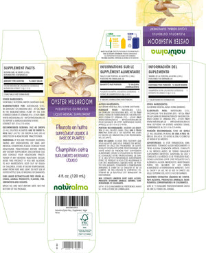 Oyster mushroom Alcohol-free liquid tincture - Naturalma - Herbal supplement