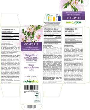 Goat's rue Alcohol-free liquid tincture - Naturalma - Herbal supplement
