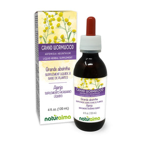 Grande absinthe Teinture liquide sans alcool - Naturalma - Supplément à base de plantes