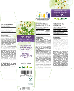 Feverfew Alcohol-free liquid tincture - Naturalma - Herbal supplement