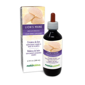 Crinière de lion Teinture liquide sans alcool - Naturalma - Supplément à base de plantes