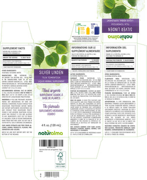 Silver linden Alcohol-free liquid tincture - Naturalma - Herbal supplement