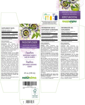 Passionflower Alcohol-free liquid tincture - Naturalma - Herbal supplement