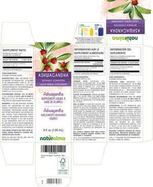 Ashwagandha Alcohol-free liquid tincture - Naturalma - Herbal supplement