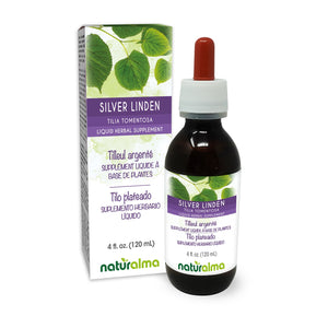 Tilleul argenté Teinture liquide sans alcool - Naturalma - Supplément à base de plantes