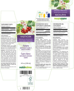 Hawthorn Alcohol-free liquid tincture - Naturalma - Herbal supplement