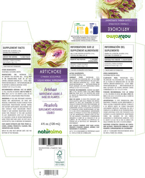 Artichoke Alcohol-free liquid tincture - Naturalma - Herbal supplement