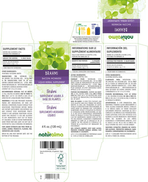 Brahmi Alcohol-free liquid tincture - Naturalma - Herbal supplement
