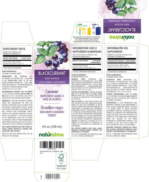 Blackcurrant Alcohol-free liquid tincture - Naturalma - Herbal supplement