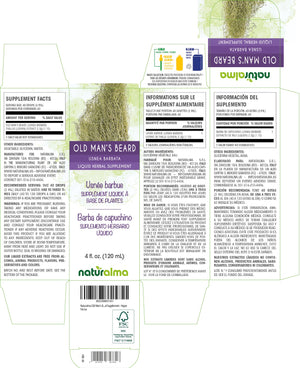 Old man's beard Alcohol-free liquid tincture - Naturalma - Herbal supplement