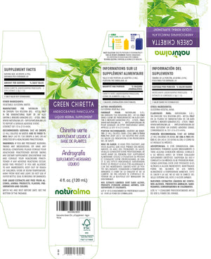 Chirette verte Teinture liquide sans alcool - Naturalma - Supplément à base de plantes