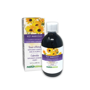 Souci officinal Teinture liquide sans alcool - Naturalma - Supplément à base de plantes