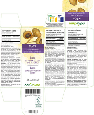 Maca Alcohol-free liquid tincture - Naturalma - Herbal supplement