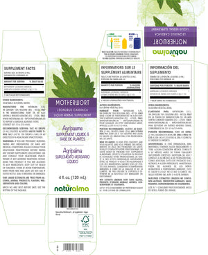 Motherwort Alcohol-free liquid tincture - Naturalma - Herbal supplement