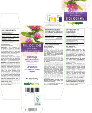 Pink rock rose Alcohol-free liquid tincture - Naturalma - Herbal supplement