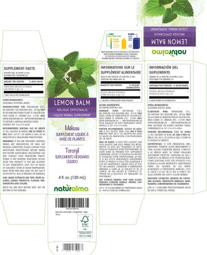 Lemon balm Alcohol-free liquid tincture - Naturalma - Herbal supplement