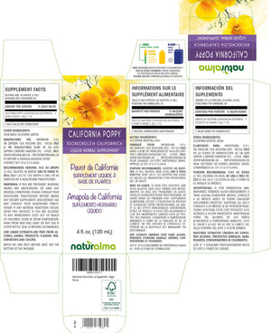 Eschscholzia Alcohol-free liquid tincture - Naturalma - Herbal supplement