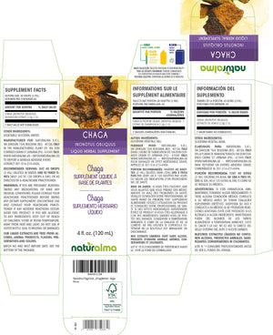Chaga Alcohol-free liquid tincture - Naturalma - Herbal supplement