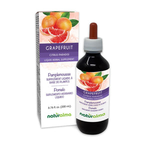 Pamplemousse Teinture liquide sans alcool - Naturalma - Supplément à base de plantes