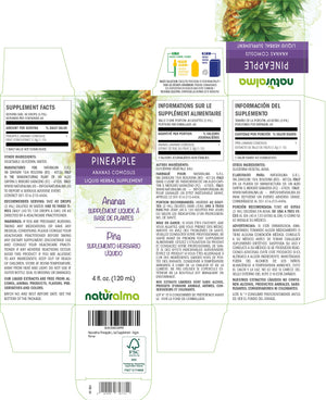 Pineapple Alcohol-free liquid tincture - Naturalma - Herbal supplement