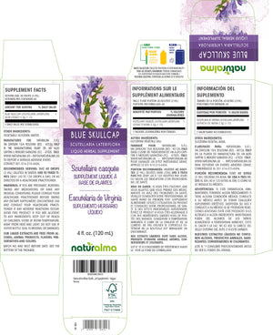 Blue skullcap Alcohol-free liquid tincture - Naturalma - Herbal supplement