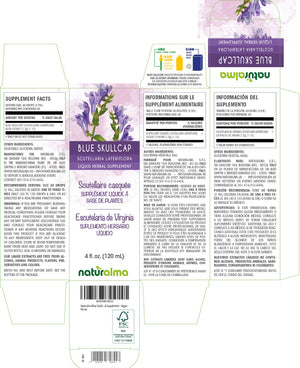 Scutellaire latériflore Teinture liquide sans alcool - Naturalma - Supplément à base de plantes