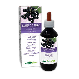 Sambuco nero Tintura madre liquido analcoolico - Naturalma - Integratore alimentare