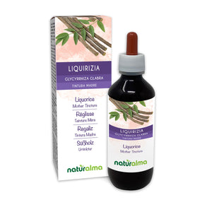 liquorice or licorice alcohol-free mother tincture liquid - Naturalma - Food supplement