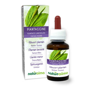 Piantaggine Tintura madre liquido analcoolico - Naturalma - Integratore alimentare