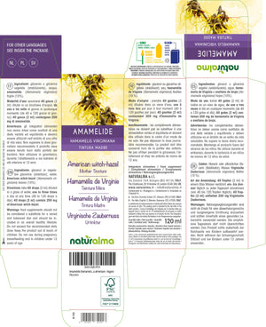 Amamelide Tintura madre liquido analcoolico - Naturalma - Integratore alimentare