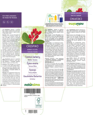 Crespino Tintura madre liquido analcoolico - Naturalma - Integratore alimentare