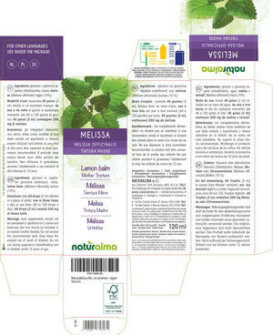 Melissa Tintura madre liquido analcoolico - Naturalma - Integratore alimentare