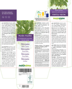 muira puama alcohol-free mother tincture liquid - Naturalma - Food supplement